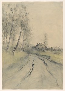 陸路 作： Pieter H.J.J. Ras (signed by artist)