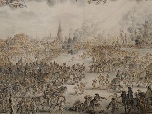 スケベニンゲンからのチャールズ2世の出発 作： Pieter Hendricksz Schut
