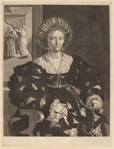 イザベラ・デステ 作： Pieter Holsteyn II, after Giulio Romano