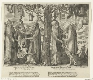 ローマの偶像崇拝の木、1570 年頃