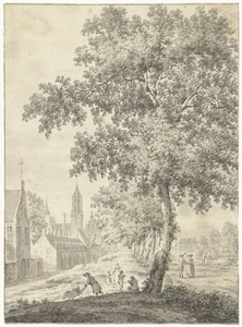 ユトレヒトの城壁の上 作： Pieter Jan van Liender