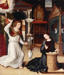 受胎告知 作： Pieter Jansz. Pourbus