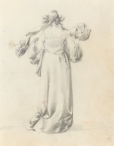 後ろから見た女性 作： Pieter Jansz Quast