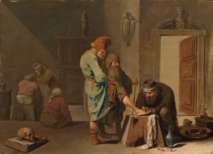 足の手術 作： Pieter Jansz. Quast