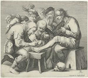 足の手術 作： Pieter Jansz Quast