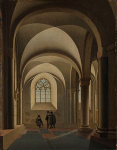 ユトレヒトのマリアケルク南通路の最西端の湾 作： Pieter Jansz Saenredam