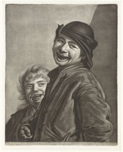 笑顔の男の子二人 作： Pieter Louw