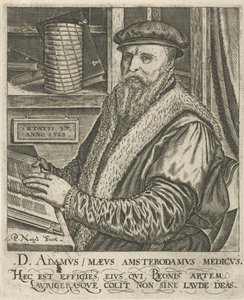 アダム・メイウスの肖像 作： Pieter Nagel