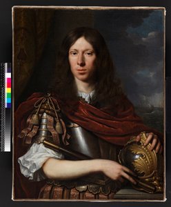 紳士とヘルメット、1690年以前 作： Pieter Nason