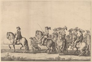 マリー・ド・メディシスのアムステルダムへの入場 [プレート 2/6] 作： Pieter Nolpe
