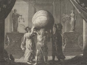 プレート 13: フランスの不和に関する寓意、カスパー・バルレウス、メディケア オスペス、1638 年より。 作： Pieter Nolpe