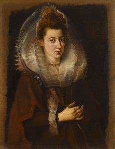 鎖を持つ若い女性の肖像、1605-1606年。 作： Pieter Paul Rubens