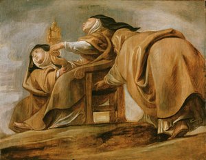 アッシジの聖クレア、1620年。