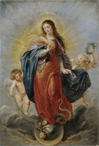 無原罪懐胎、ca。 1628-1629 作： Peter Paul Rubens