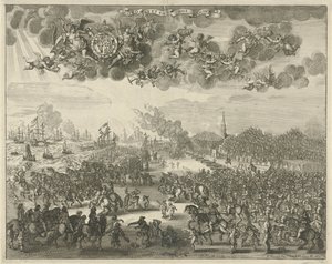 チャールズ 2 世のスヘフェニンゲンからイングランドへの出発、1660 年 作： Pieter Philippe