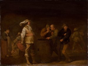 戦利品の降伏、c。 1635年。 作： Pieter Quast