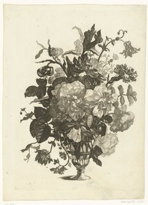 花とガラスの花瓶 花束の花瓶（シリーズ名） 作： Pieter Schenk (I)