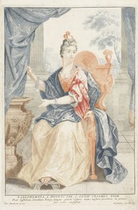 カルプルニア・ピソニスの肖像 ローマの女性たち (シリーズタイトル) 作： Pieter Schenk (I)