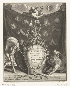 1706 年のヨーロッパ水星のタイトル ページ 作： Pieter Sluyter