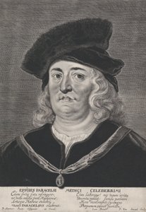 テオプラストス・パラケルススの肖像、1615-43。 作： Pieter Soutman