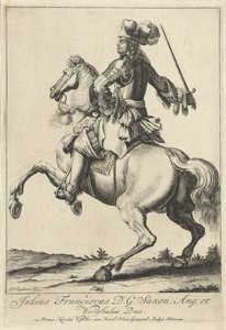 ザクセン ラウエンブルクのユリウス フランスの騎馬像