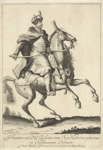 ポーランド王ヨハン 3 世ソビエスキの騎馬像 作： Pieter Stevens (vermeld in 1689)