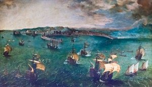 Batalha na baía de Nápoles 作： Pieter Bruegel the Elder