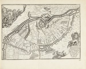 1700年、1726年の包囲とナルバの戦い 作： Pieter Van der Aa