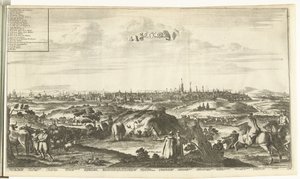 モスクワの眺め、1726 作： Pieter Van der Aa