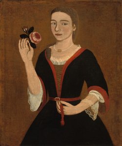 ミス・ヴァン・アレン、c。 1735年。 作： Pieter Vanderlyn