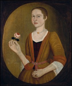 バラの若い女性 作： Pieter Vanderlyn