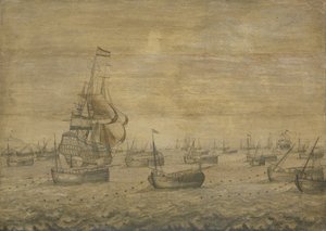 オランダのニシン艦隊 作： Pieter Vogelaer