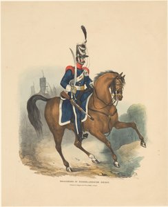 馬に乗った兵士 オランダ軍のドラグーン 作： Pieter Wilhelmus van de Weijer