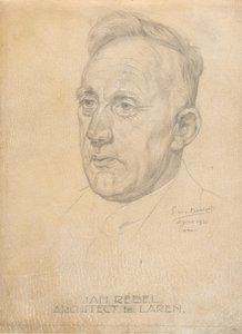 建築家ヤン・レベルの肖像 作： Pieter Willem van Baarsel