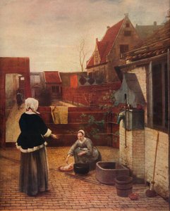 オランダの中庭、c1658、1911