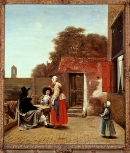  作： Pieter de Hooch