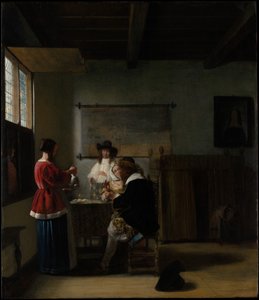 訪問 作： Pieter de Hooch