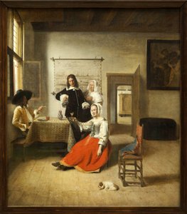 酒飲み 作： Pieter de Hooch