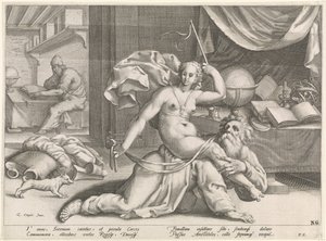 アリストテレスとフィリス 作： Pieter de Jode (I) (attributed to)