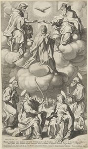 マリアの戴冠式 作： Pieter de Jode (I) (attributed to)