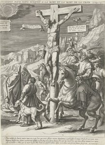 キリストの磔刑、右部分 作： Pieter de Jode (I)