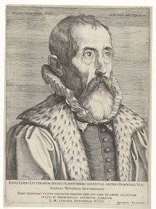 ユストゥス・リプシウスの肖像 作： Pieter de Jode (I)