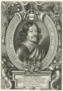 ポートレット・ファン・ヨハン・フォン・ロイモント キリスト教世界のピースメーカー (シリーズタイトル) 作： Pieter de Jode (II)