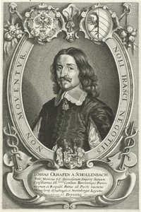 Tobias Oelhafen van Schöllenbachの肖像 Celeberimi Legati (シリーズタイトル) 作： Pieter de Jode (II)