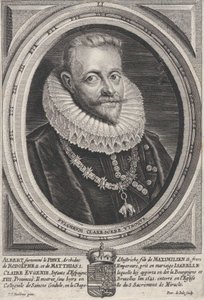 オーストリア大公アルベルト 7 世の肖像。 1650年。 作： Pieter de Jode II