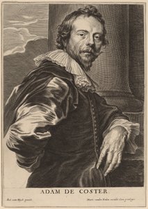 アダム・デコスター 作： Pieter de Jode II after Sir Anthony van Dyck