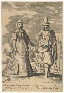 異なる国のファッションからのポルトガルの個人的な態度。 作： Pieter de Jode I