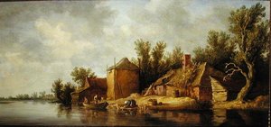 河川景観（船上油） 作： Pieter de Neyn