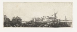 木の橋 作： Pieter de With (attributed to)
