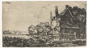 三本の煙突のある家 作： Pieter de With (attributed to)